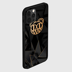 Чехол для iPhone 12 Pro Radiohead golden poly, цвет: 3D-черный — фото 2