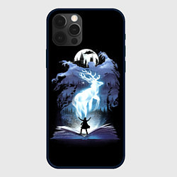 Чехол для iPhone 12 Pro Harry Potter patronus and dementors, цвет: 3D-черный