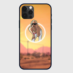 Чехол для iPhone 12 Pro Girl - San Andreas, цвет: 3D-черный