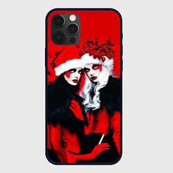 Чехол для iPhone 12 Pro Новые снегурочки - высокая мода, цвет: 3D-черный