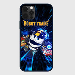 Чехол для iPhone 12 Pro Robot trains Kay, цвет: 3D-черный