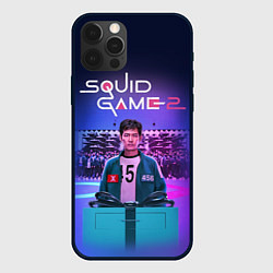 Чехол для iPhone 12 Pro Сон Ки Хун - Игра в кальмара, цвет: 3D-черный