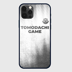 Чехол для iPhone 12 Pro Tomodachi Game - white gradient посередине, цвет: 3D-черный