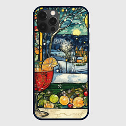 Чехол для iPhone 12 Pro Уютная новогодняя атмосфера, цвет: 3D-черный