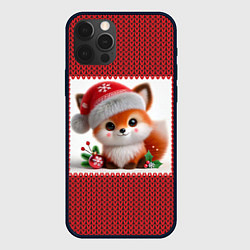 Чехол для iPhone 12 Pro Милый новогодний лесенок ИИ, цвет: 3D-черный