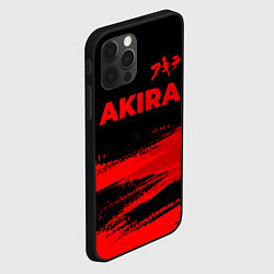 Чехол для iPhone 12 Pro Akira - red gradient посередине, цвет: 3D-черный — фото 2