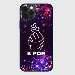 Чехол для iPhone 12 Pro Праздничный K Pop, цвет: 3D-черный
