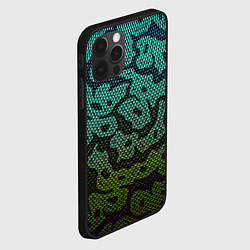 Чехол для iPhone 12 Pro Змеиный камуфляж, цвет: 3D-черный — фото 2
