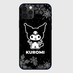 Чехол для iPhone 12 Pro Снежный Kuromi, цвет: 3D-черный