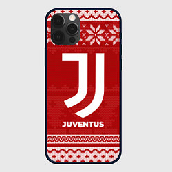 Чехол для iPhone 12 Pro Новогодний Juventus, цвет: 3D-черный