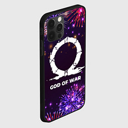 Чехол для iPhone 12 Pro Праздничный God of War, цвет: 3D-черный — фото 2