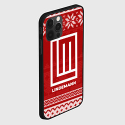 Чехол для iPhone 12 Pro Новогодний Lindemann, цвет: 3D-черный — фото 2