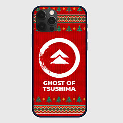 Чехол для iPhone 12 Pro Ghost of Tsushima new year, цвет: 3D-черный