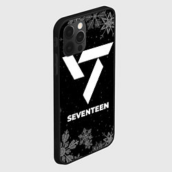 Чехол для iPhone 12 Pro Снежный Seventeen, цвет: 3D-черный — фото 2