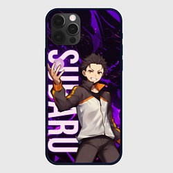 Чехол для iPhone 12 Pro Субару Re:Zero, цвет: 3D-черный