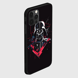 Чехол для iPhone 12 Pro Darth Vader on black, цвет: 3D-черный — фото 2