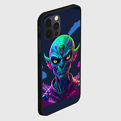 Чехол для iPhone 12 Pro Чужак с другой планеты, цвет: 3D-черный — фото 2