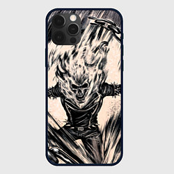 Чехол для iPhone 12 Pro Ghost Rider, цвет: 3D-черный