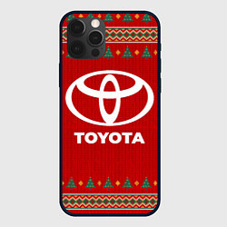 Чехол для iPhone 12 Pro Toyota new year, цвет: 3D-черный