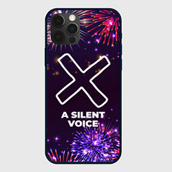 Чехол для iPhone 12 Pro Праздничный A Silent Voice, цвет: 3D-черный