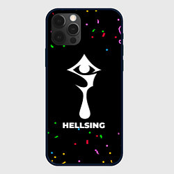 Чехол для iPhone 12 Pro Hellsing конфети, цвет: 3D-черный