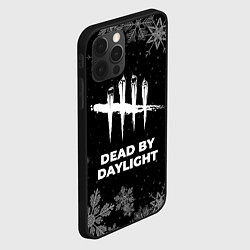 Чехол для iPhone 12 Pro Снежный Dead by Daylight, цвет: 3D-черный — фото 2