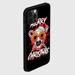 Чехол для iPhone 12 Pro Merry Christmas Terrifier, цвет: 3D-черный — фото 2