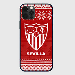 Чехол для iPhone 12 Pro Новогодний Sevilla, цвет: 3D-черный