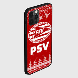 Чехол для iPhone 12 Pro Новогодний PSV с оленями, цвет: 3D-черный — фото 2