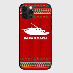 Чехол для iPhone 12 Pro Papa Roach new year, цвет: 3D-черный