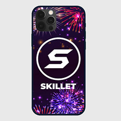 Чехол для iPhone 12 Pro Праздничный Skillet, цвет: 3D-черный