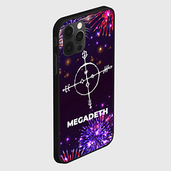 Чехол для iPhone 12 Pro Праздничный Megadeth, цвет: 3D-черный — фото 2