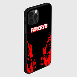 Чехол для iPhone 12 Pro Farcry6 краски красные, цвет: 3D-черный — фото 2