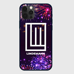 Чехол для iPhone 12 Pro Праздничный Lindemann, цвет: 3D-черный