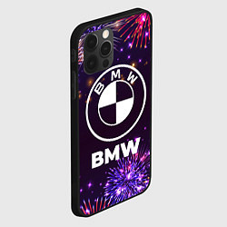 Чехол для iPhone 12 Pro Праздничный BMW, цвет: 3D-черный — фото 2