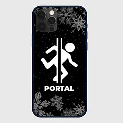 Чехол для iPhone 12 Pro Снежный Portal, цвет: 3D-черный