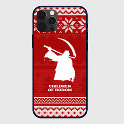 Чехол для iPhone 12 Pro Новогодний Children of Bodom, цвет: 3D-черный