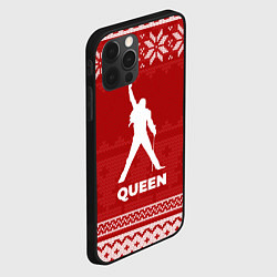 Чехол для iPhone 12 Pro Новогодний Queen, цвет: 3D-черный — фото 2