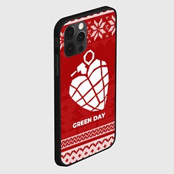 Чехол для iPhone 12 Pro Новогодний Green Day, цвет: 3D-черный — фото 2