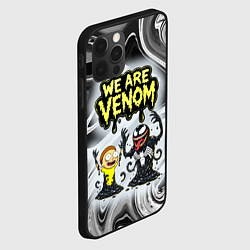 Чехол для iPhone 12 Pro We are Venom - Morty, цвет: 3D-черный — фото 2