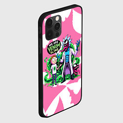 Чехол для iPhone 12 Pro Рик-Веном и Морти - ядовитая слизь, цвет: 3D-черный — фото 2