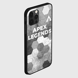 Чехол для iPhone 12 Pro Apex Legends - grey gradient посередине, цвет: 3D-черный — фото 2