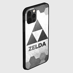 Чехол для iPhone 12 Pro Zelda - white gradient, цвет: 3D-черный — фото 2