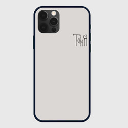 Чехол для iPhone 12 Pro Вязью Таня - чёрная надпись, цвет: 3D-черный