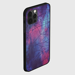 Чехол для iPhone 12 Pro Космическая туманность: паутина, цвет: 3D-черный — фото 2