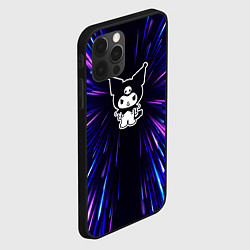 Чехол для iPhone 12 Pro Kuromi neon energy, цвет: 3D-черный — фото 2