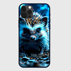 Чехол для iPhone 12 Pro Ежик в разрядах молний, цвет: 3D-черный