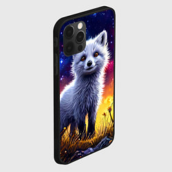 Чехол для iPhone 12 Pro Песец в звездную ночь, цвет: 3D-черный — фото 2