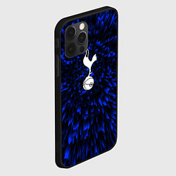 Чехол для iPhone 12 Pro Tottenham blue energy, цвет: 3D-черный — фото 2