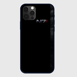 Чехол для iPhone 12 Pro Shepard N7 - темный, цвет: 3D-черный